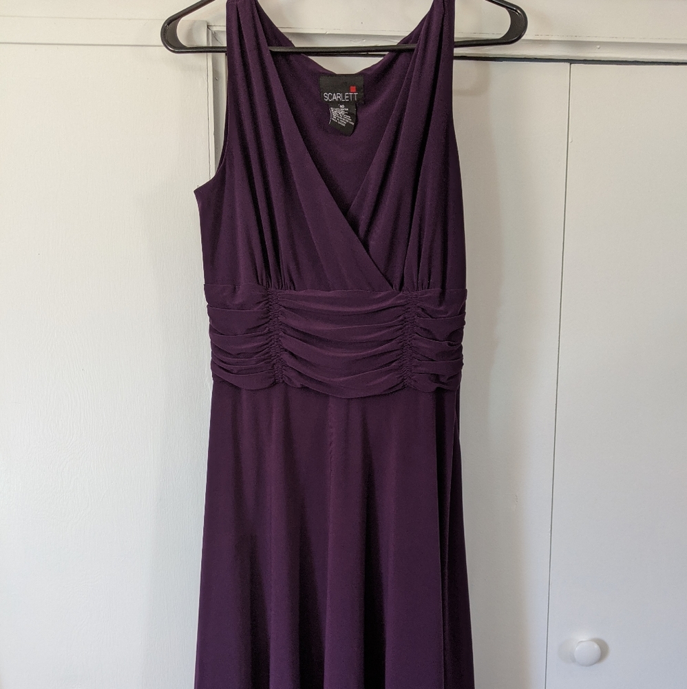 Purple formal dress